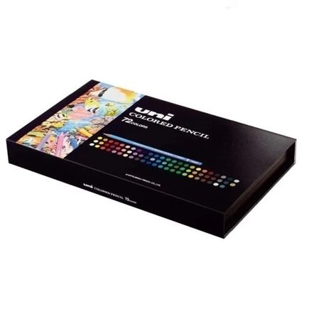 lapis de cor uniball mitsubishi profissional com 72 cores 1