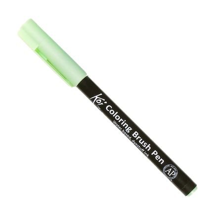 coloring brush pen sakura ice green