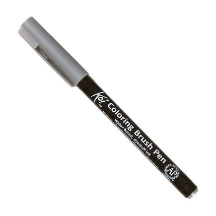 coloring brush pen sakura dark cool gray