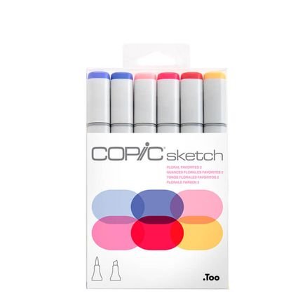 conjunto copic floral favorites 2