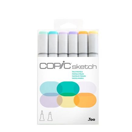 conjunto copic pale pastels