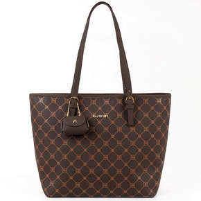 coach checkered bolsa