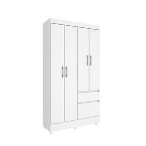 branco fi 1 guarda roupa tcil moveis oregon com pes 4 portas e 2 gavetas branco
