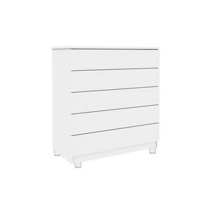 branco fi comoda tcil moveis premium 5 gavetas