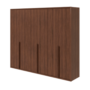 imbuia fi guarda roupa lopas unique 6 portas e 5 gavetas