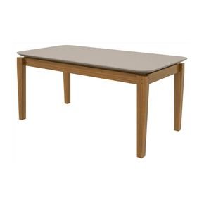 rovere mesa para sala de jantar lopas aries 180x90cm com vidro