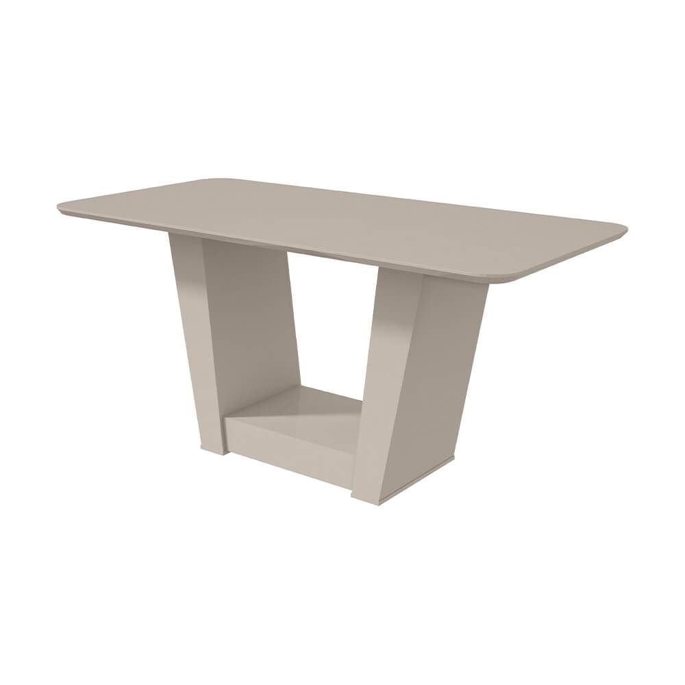 off white mesa de jantar lopas apogeu 170x90cm com vidro