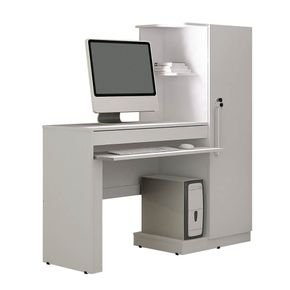 branco fi escrivaninha valdemoveis office para computador com armario lateral