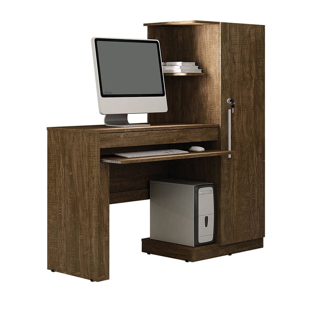 ipe fi escrivaninha valdemoveis office para computador com armario lateral