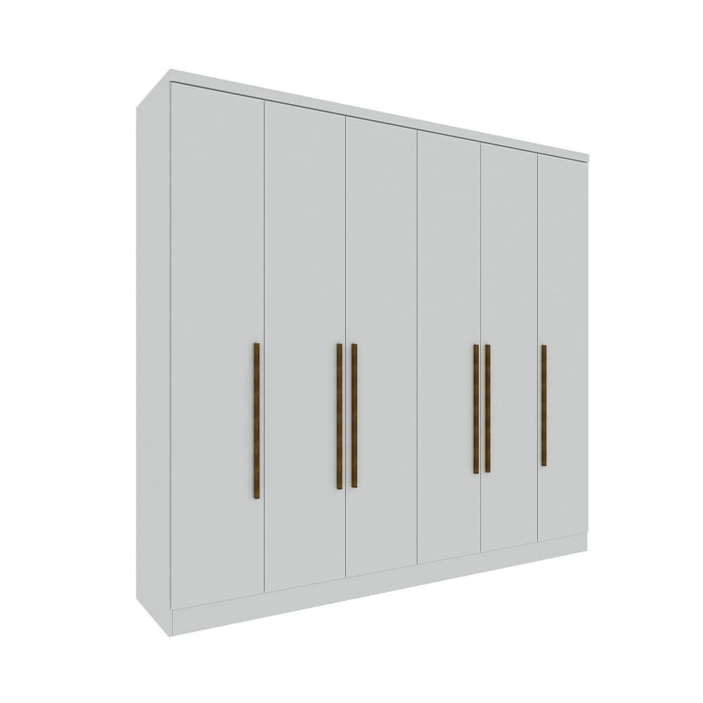 neve guarda roupa tcil moveis veneza com 6 portas e 4 gavetas