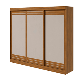 rovere off fi guarda roupa lopas speciale 3 portas de correr 4 gavetas
