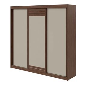 imbuia off fi guarda roupa lopas taurus 3 portas de correr e 4 gavetas