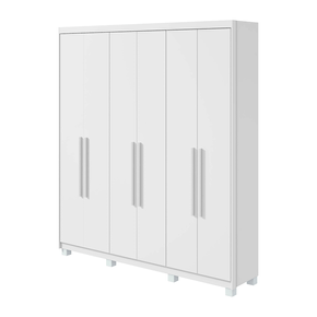 branco fi guarda roupa lopas libra com pes 6 portas e 9 gavetas