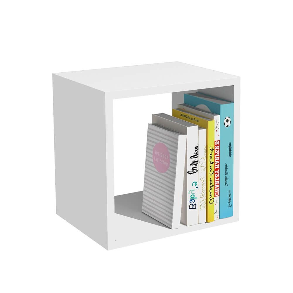 nicho quadrado tcil moveis toy 30x30 branco fi