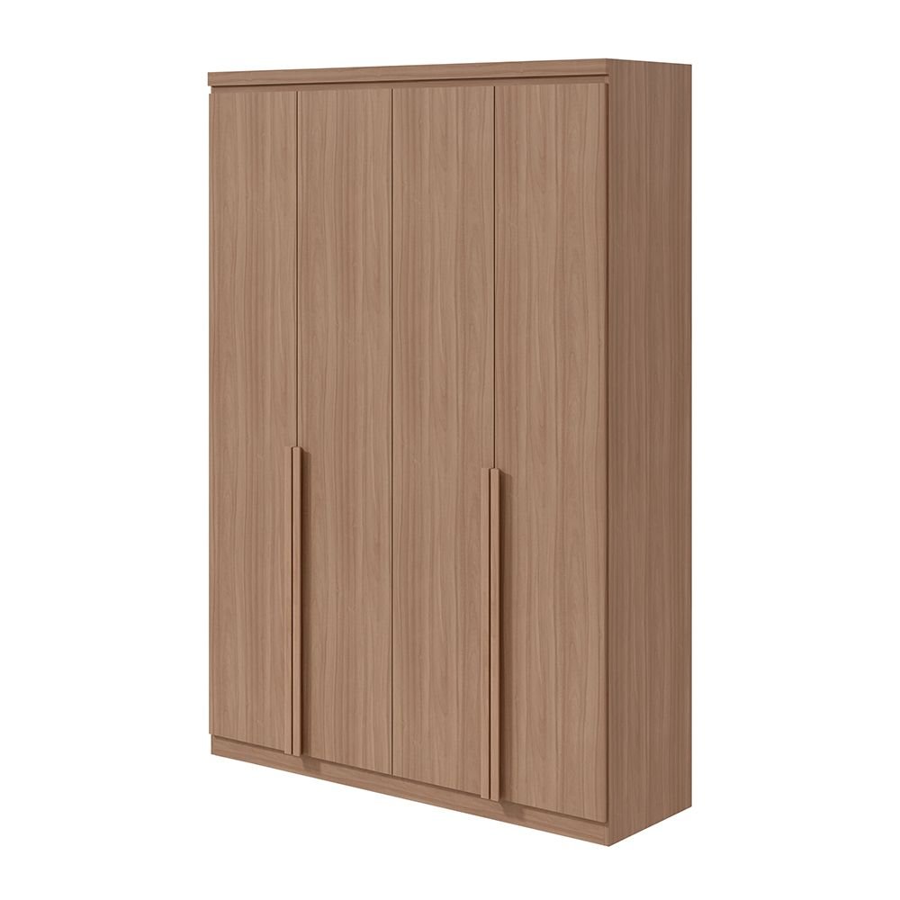 carvalho fi guarda roupa lopas alonzo new 4 portas e 2 gavetas