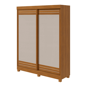 rovere off fi guarda roupa lopas prestige com pes 2 portas e 2 gavetas