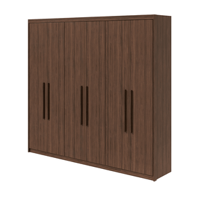 imbuia fi guarda roupa lopas aries 6 portas e 5 gavetas