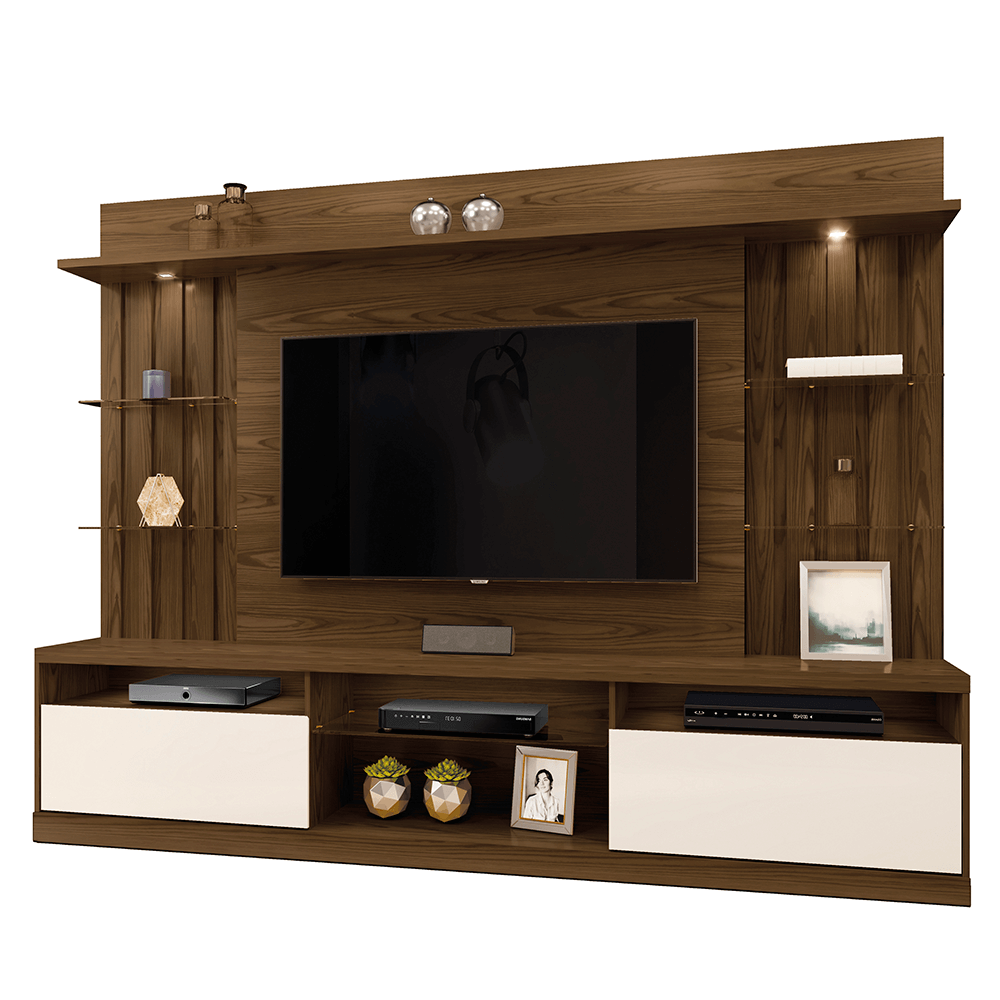 canion off fa estante home mavaular amsterda com led para tv ate 58 polegadas