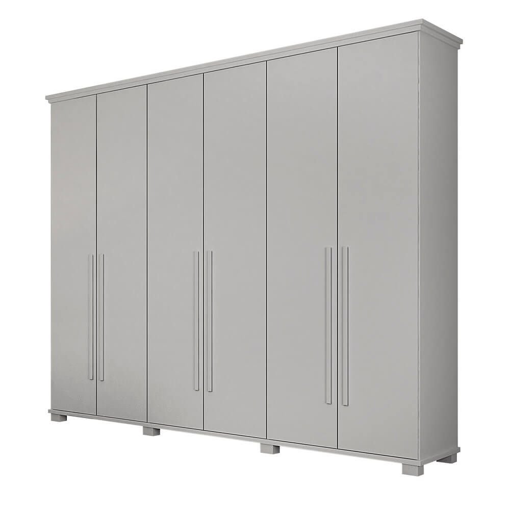 neve fi guarda roupa valverde ouro preto com pes 6 portas e 6 gavetas