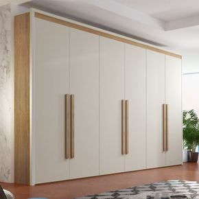 imbuia off fa 1 guarda roupa rufato parma 6 portas e 6 gavetas
