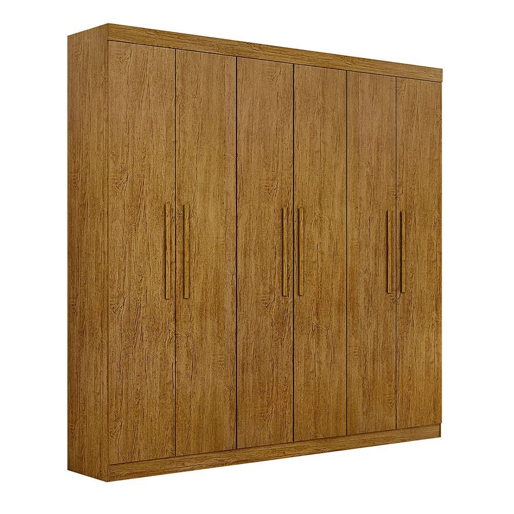 fre fi guarda roupa valverde belem com 6 portas e 4 gavetas