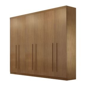 imbuia fi guarda roupa rufato bahia 6 portas e 4 gavetas