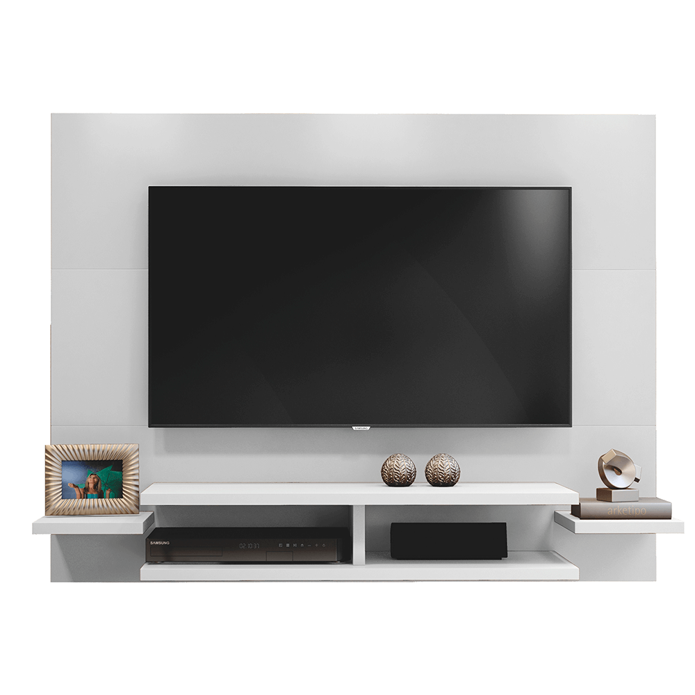 branco fi painel mavaular moveis vitoria para tv ate 55 polegadas