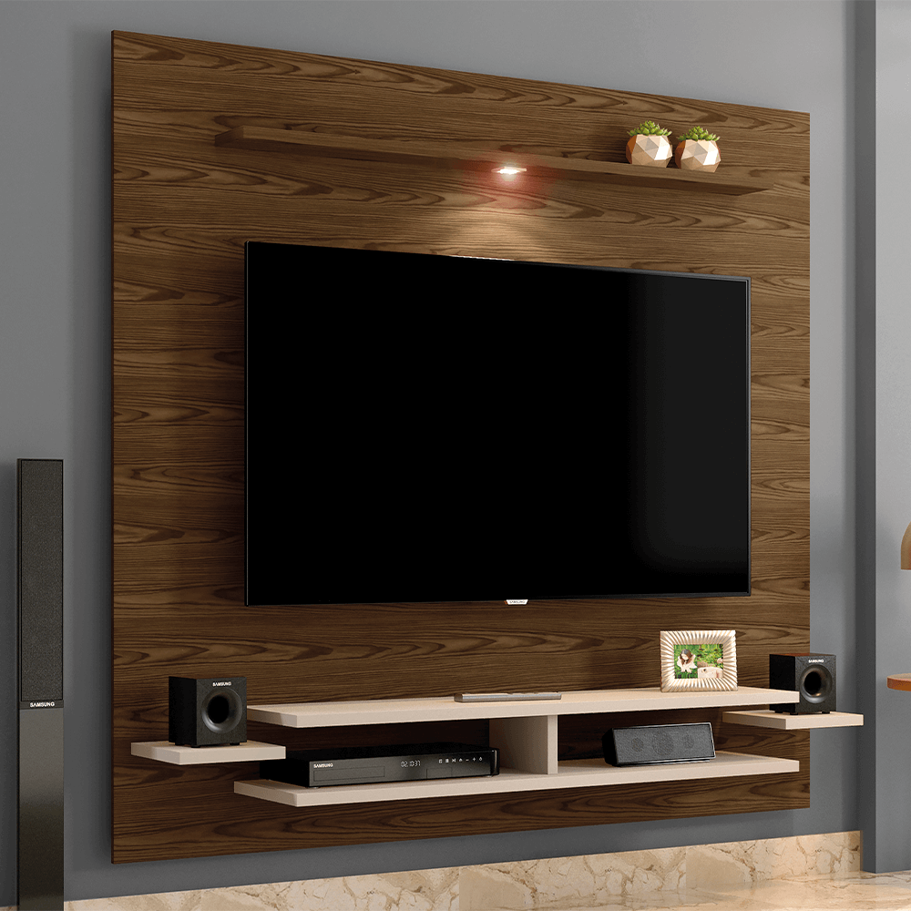 canion soft off white fa painel mavaular new com led para tv ate 65 polegadas
