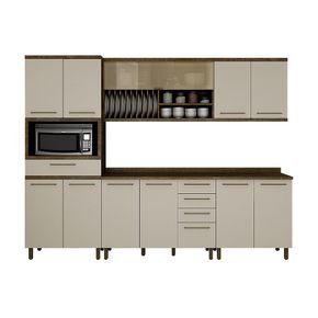 ipe off cozinha modulada valdemoveis tarantela 5 pecas com 11 portas 5 gavetas