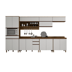 ip br fi cozinha modulada valdemoveis turquesa 7 pecas com 14 portas