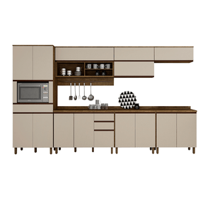 ip off fi cozinha modulada valdemoveis turquesa 7 pecas com 14 portas
