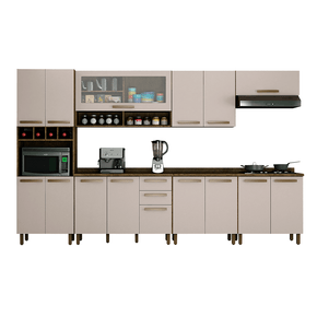 ipe off fi cozinha modulada valdemoveis perola 7 pecas com 14 portas 3 gavetas