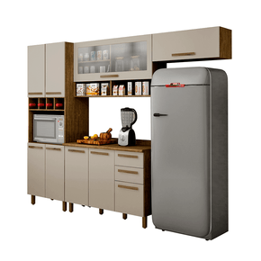 ipe off fi cozinha modulada valdemoveis perola 4 pecas com 8 portas 3 gavetas