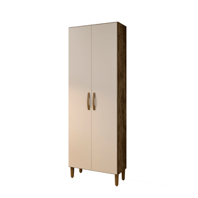 ipe off paneleiro arte moveis life com 2 portas e 5 prateleiras internas