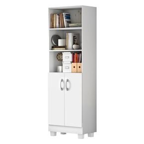 fi livreiro multiuso jcm iara 2 portas branco