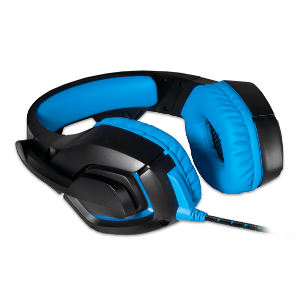 Fone de Ouvido Headset Gamer Warrior Straton USB 2.0 Stereo LED Azul PH244