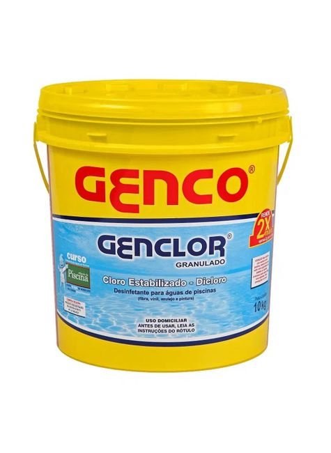 cloro granulado estabilizado genco genclor 10kg